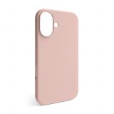 Hülle Full Silicone für Apple iPhone 16 rosa sand (19) (ohne Logo)