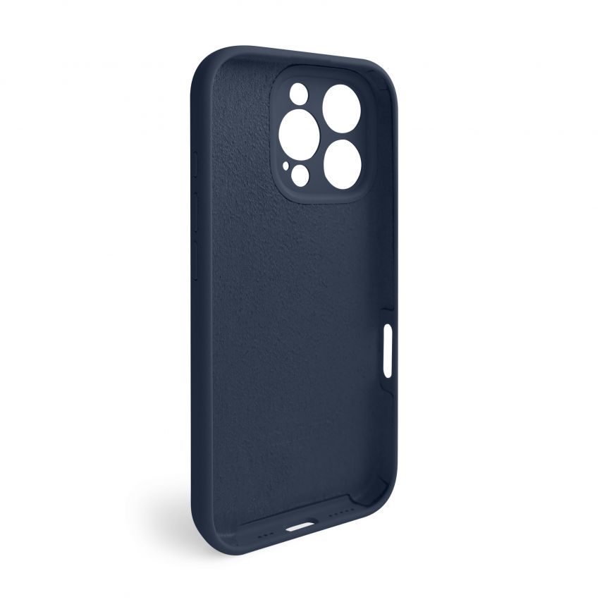 Case Full Silicone for Apple iPhone 16 Pro midnight blue (08) (without logo)