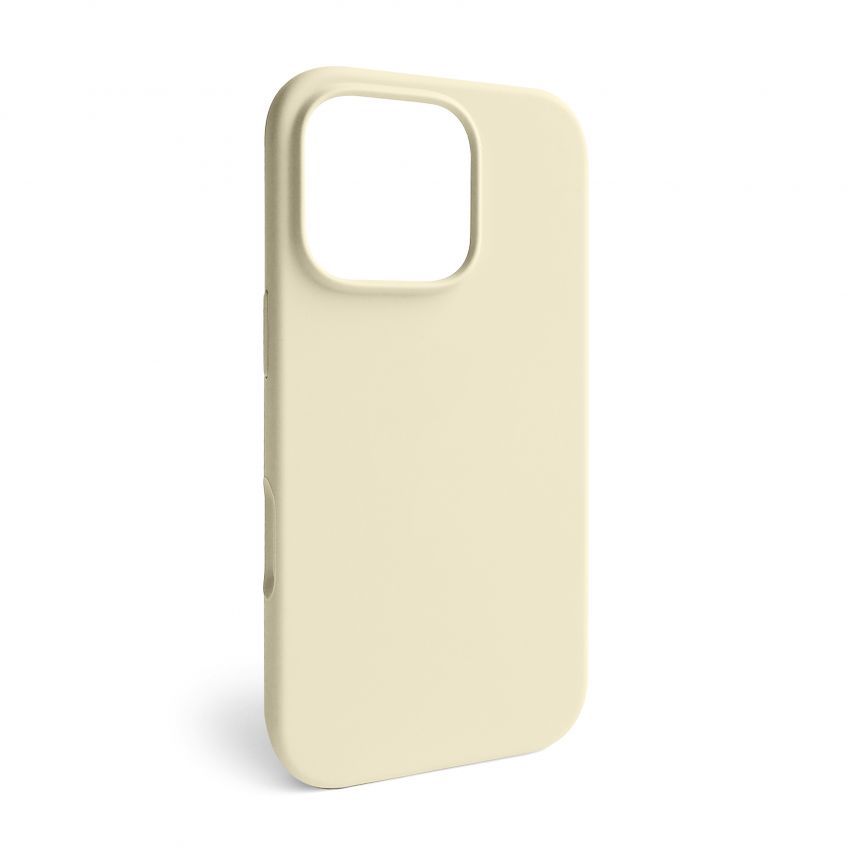 Case Full Silicone for Apple iPhone 16 Pro antique white (10) (without logo)