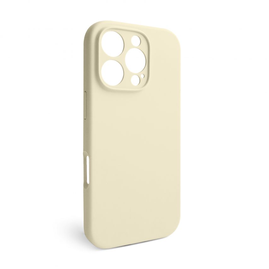 Case Full Silicone for Apple iPhone 16 Pro antique white (10) (without logo)