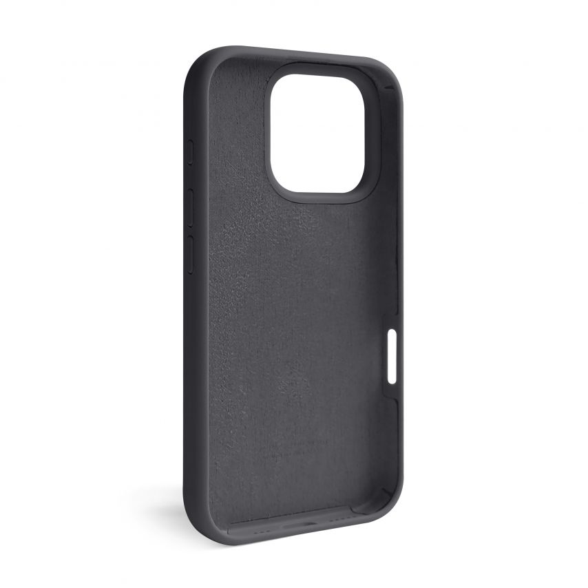 Case Full Silicone for Apple iPhone 16 Pro dark grey (15) (without logo)