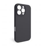 Hülle Full Silicone für Apple iPhone 16 Pro dark grey (15) (ohne Logo)