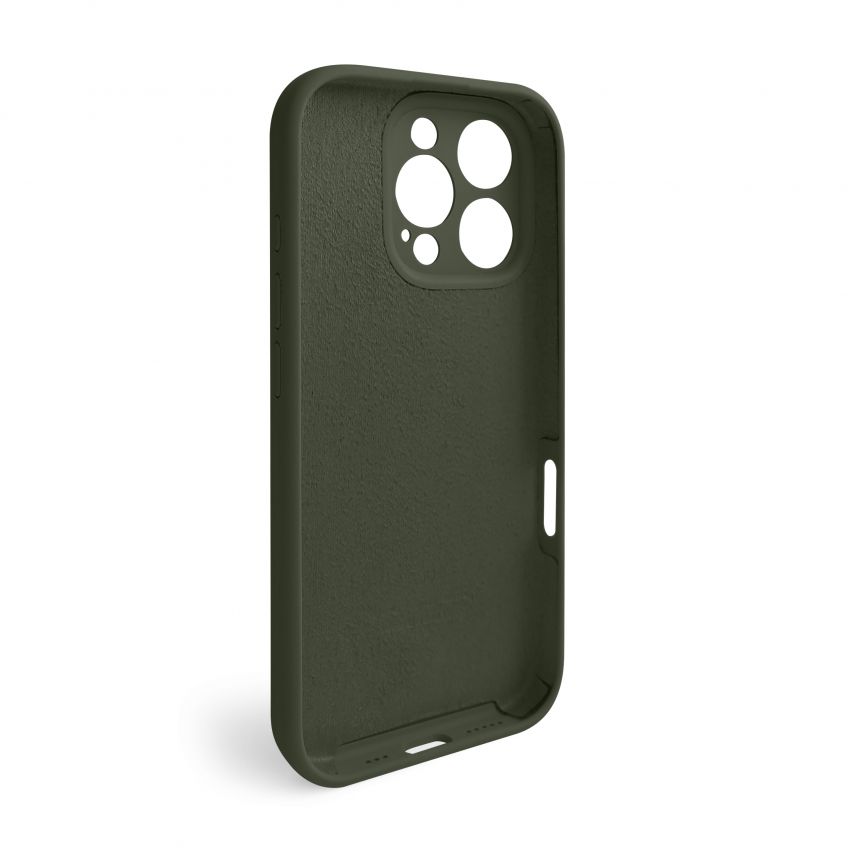 Case Full Silicone for Apple iPhone 16 Pro olive (35) (without logo)