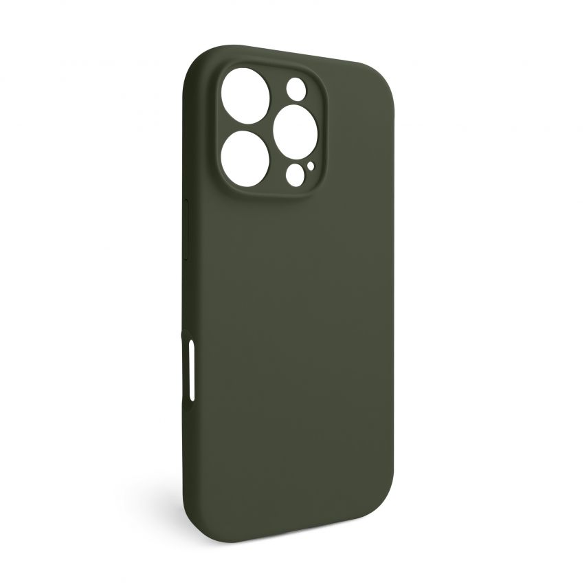 Case Full Silicone for Apple iPhone 16 Pro olive (35) (without logo)