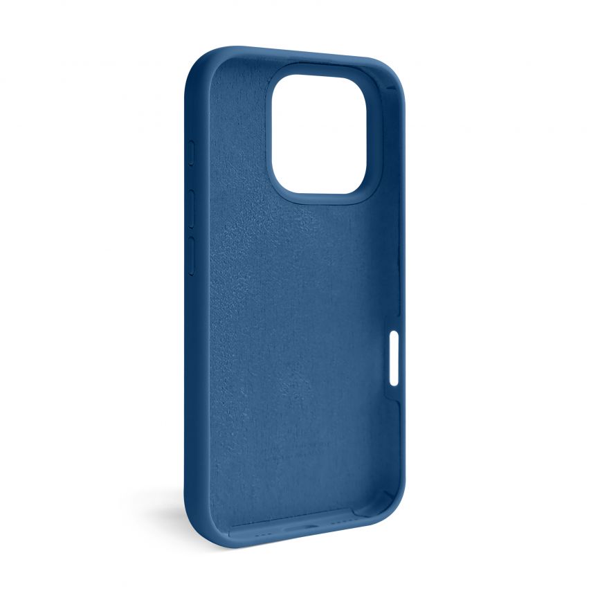 Hülle Full Silicone für Apple iPhone 16 Pro blauer horizont (65) (ohne Logo)