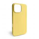 Case Full Silicone for Apple iPhone 16 Pro Max yellow (04) (without logo)