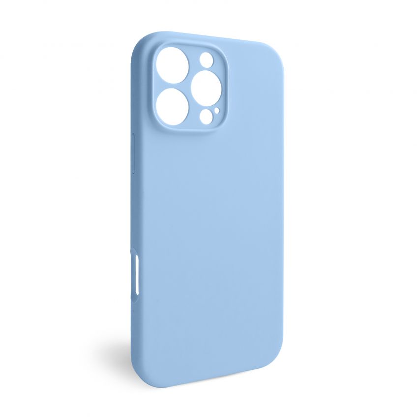Hülle Full Silicone für Apple iPhone 16 Pro Max light blue (05) (ohne Logo)