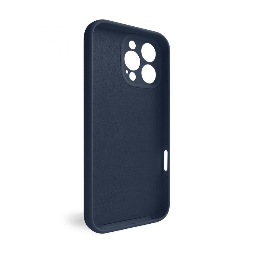 Hülle Full Silicone für Apple iPhone 16 Pro Max midnight blue (08) (ohne Logo)