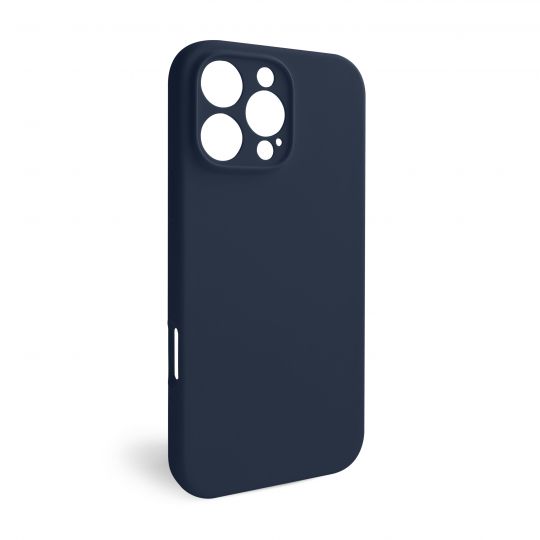 Hülle Full Silicone für Apple iPhone 16 Pro Max midnight blue (08) (ohne Logo)