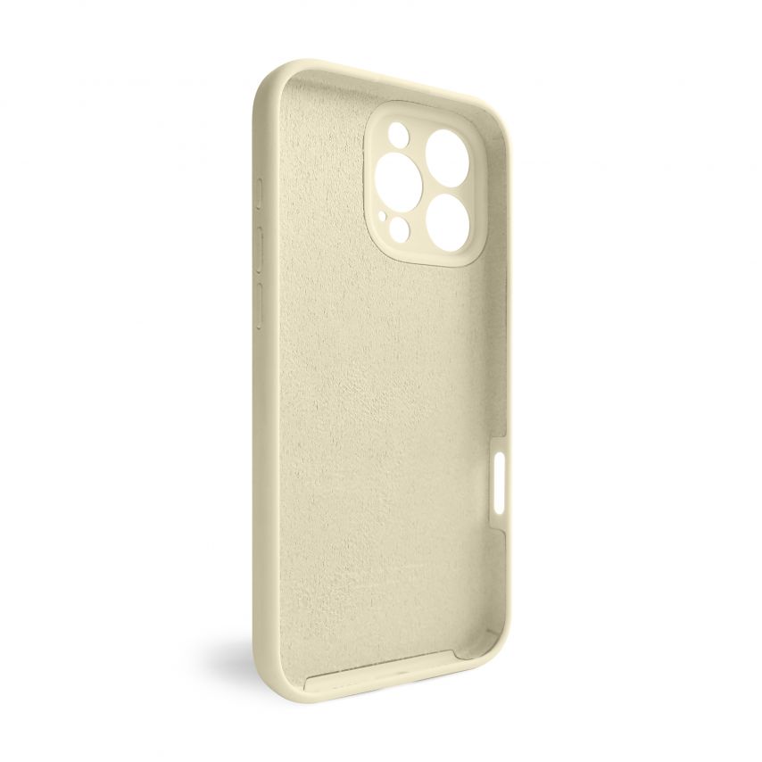 Hülle Full Silicone für Apple iPhone 16 Pro Max antique white (10) (ohne Logo)