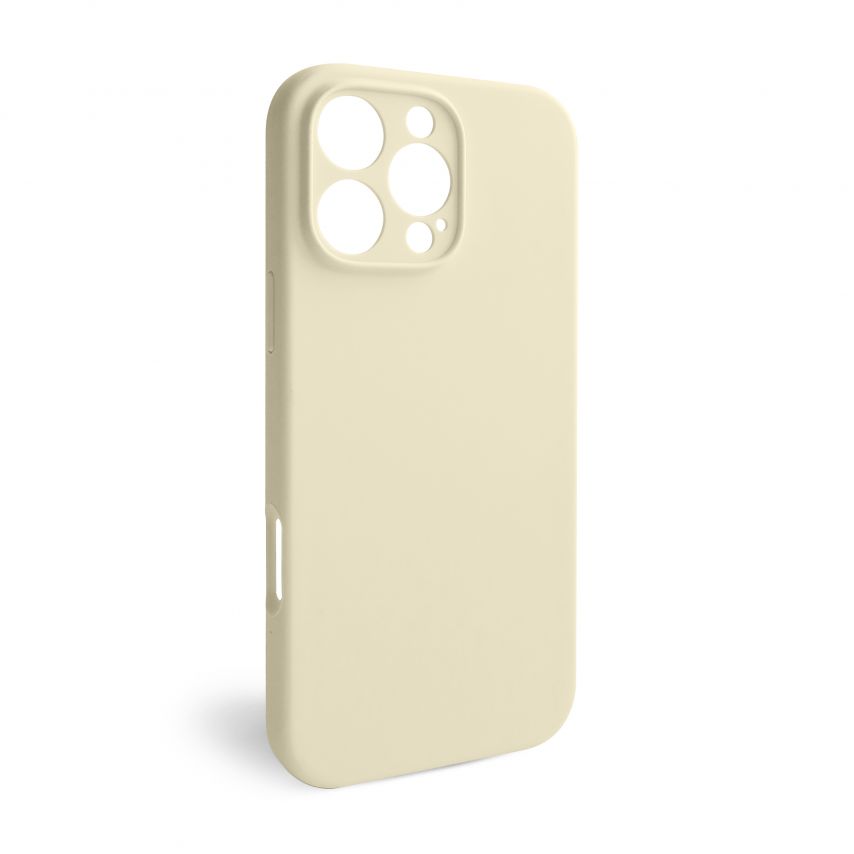Hülle Full Silicone für Apple iPhone 16 Pro Max antique white (10) (ohne Logo)
