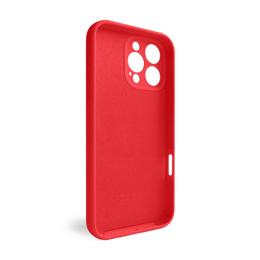 Case Full Silicone for Apple iPhone 16 Pro Max red (14) (without logo)