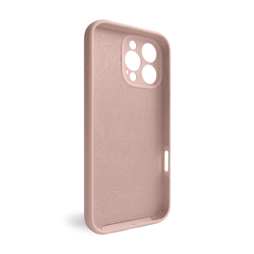 Hülle Full Silicone für Apple iPhone 16 Pro Max pink sand (19) (ohne Logo)