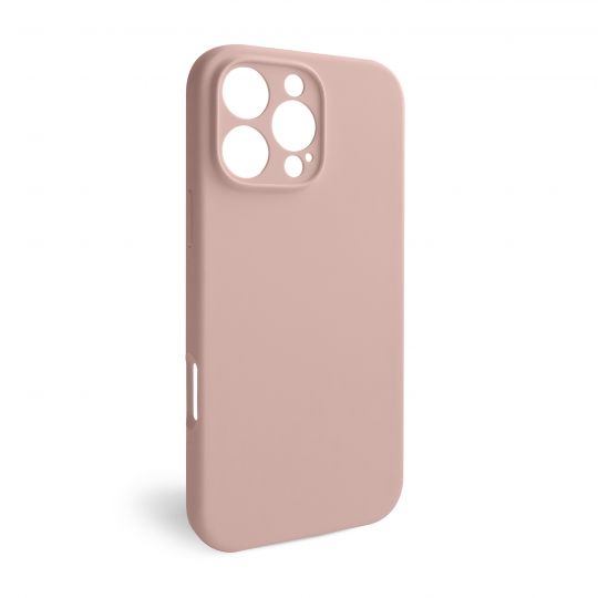 Hülle Full Silicone für Apple iPhone 16 Pro Max pink sand (19) (ohne Logo)