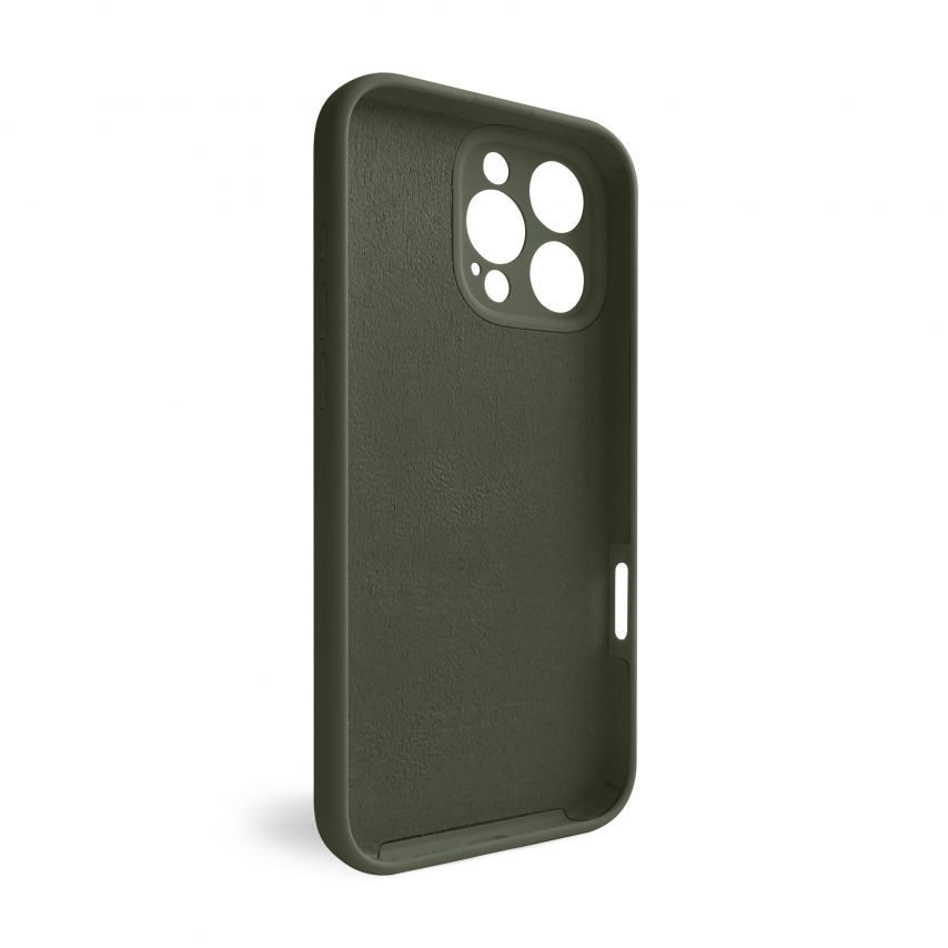 Hülle Full Silicone für Apple iPhone 16 Pro Max olive (35) (ohne Logo)