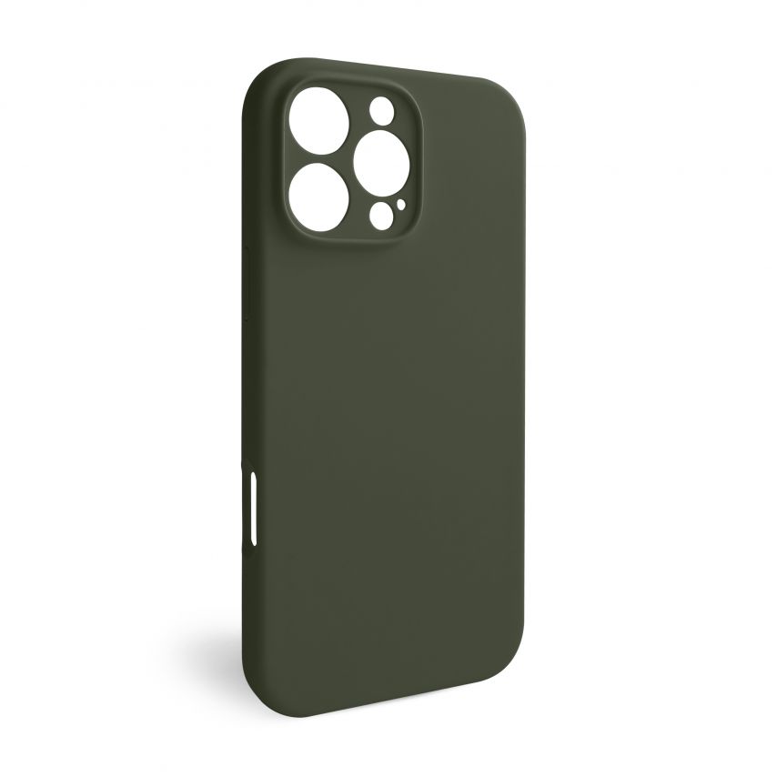 Hülle Full Silicone für Apple iPhone 16 Pro Max olive (35) (ohne Logo)