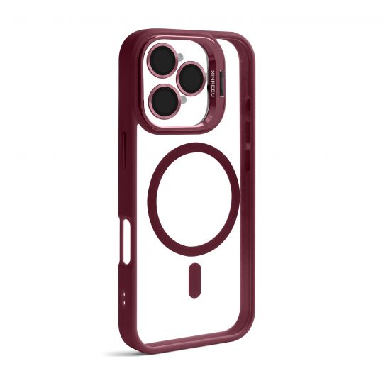 Case with MagSafe for Apple iPhone 16 Pro with stand and camera protection bordo (05) - Buy for 5.90 € in Germany