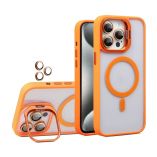 Case with MagSafe for Apple iPhone 16 Pro with stand and camera protection orange (07) - Achetez pour 5.90 € en Allemagne