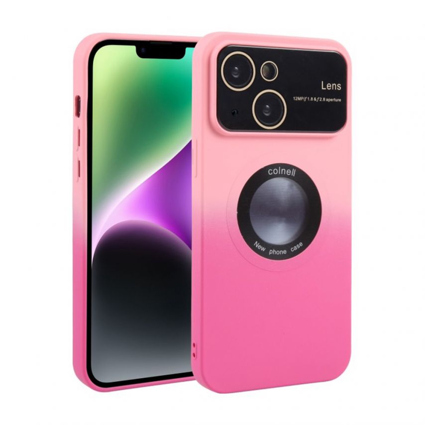 Farbvelauf Hülle mit MagSage für Apple iPhone 11 rosa / hell (4)