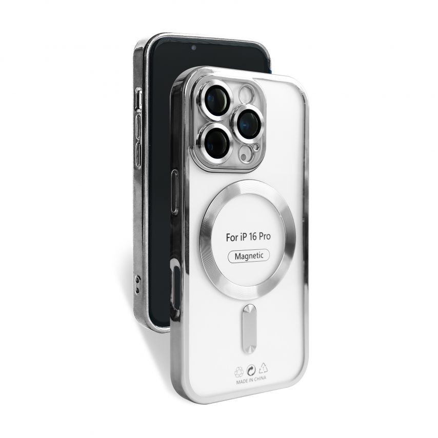 Hülle mit MagSafe für Apple iPhone 16 Pro silver (10)