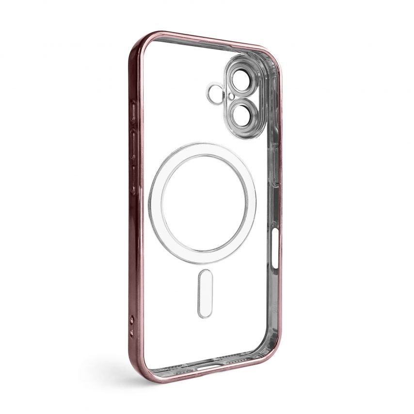 Hülle mit MagSafe für Apple iPhone 16 rose gold (06)
