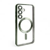 Case with MagSafe for Samsung Galaxy S24/S921 (2024), S25/S931 (2025) olive (08)