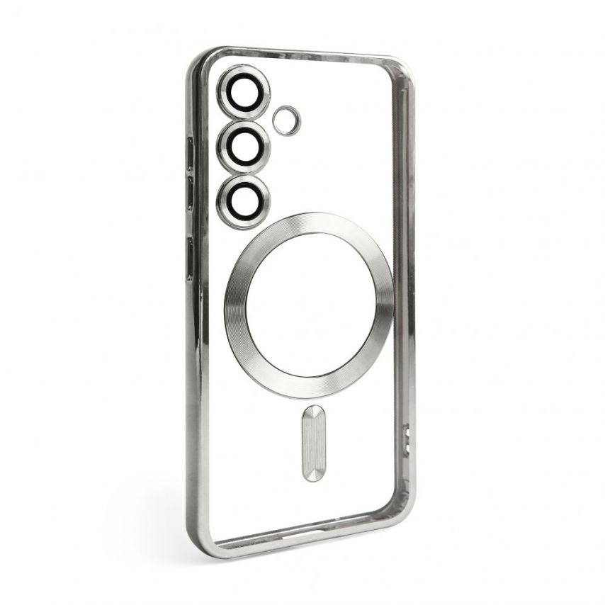 Case with MagSafe for Samsung Galaxy S24/S921 (2024), S25/S931 (2025) silver (10)