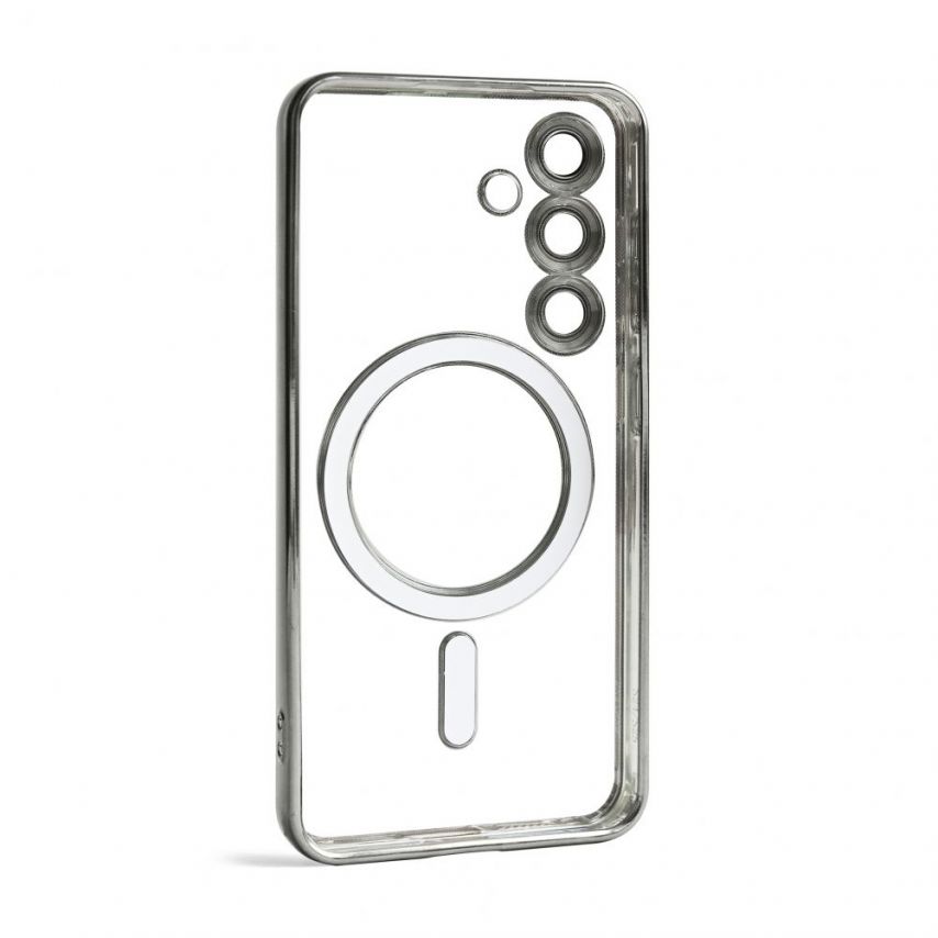 Case with MagSafe for Samsung Galaxy S24/S921 (2024), S25/S931 (2025) silver (10)