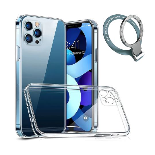 Coque en Silicone KST pour dans la gamme + Anneau magnétique MagSafe MS-R6 - Achetez pour 0.00 € en Allemagne