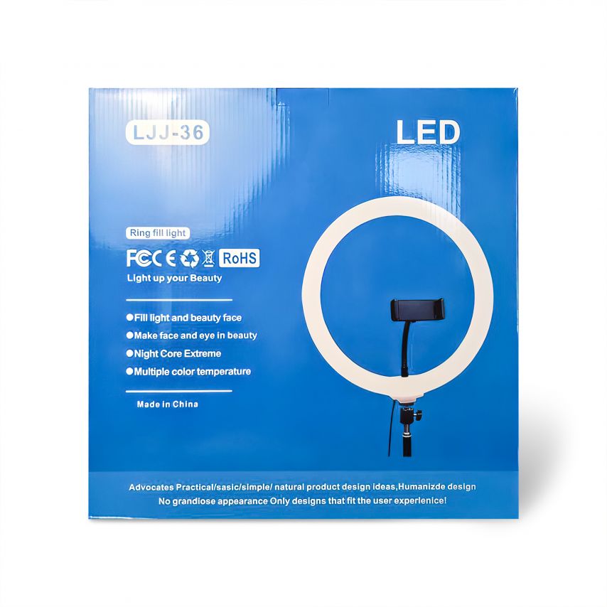 Ring Light LJJ36 (36cm) + floor stand (2,1m)