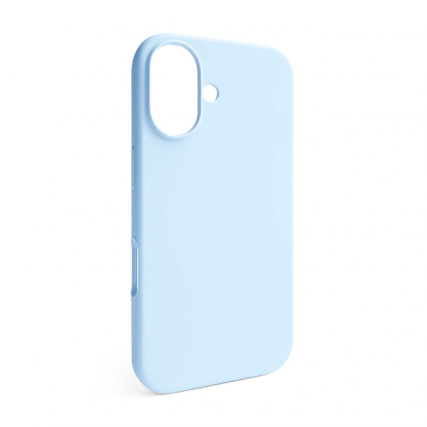 Case Full Silicone for Apple iPhone 16 sky blue (58) (without logo)