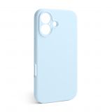 Case Full Silicone for Apple iPhone 16 sky blue (58) (without logo)