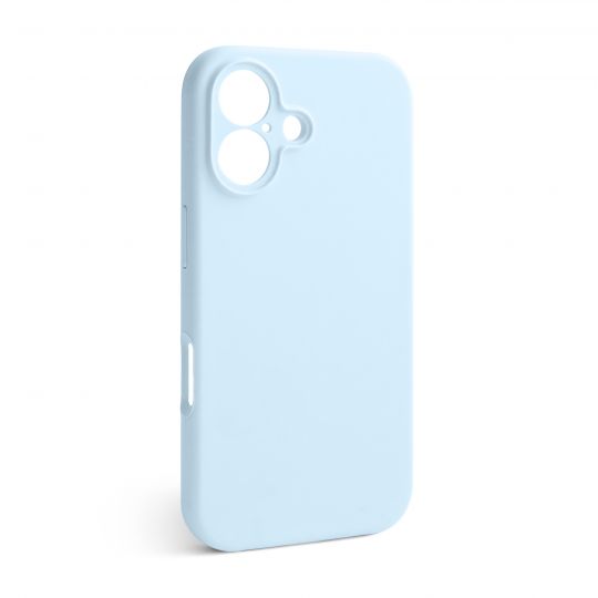 Case Full Silicone for Apple iPhone 16 sky blue (58) (without logo)