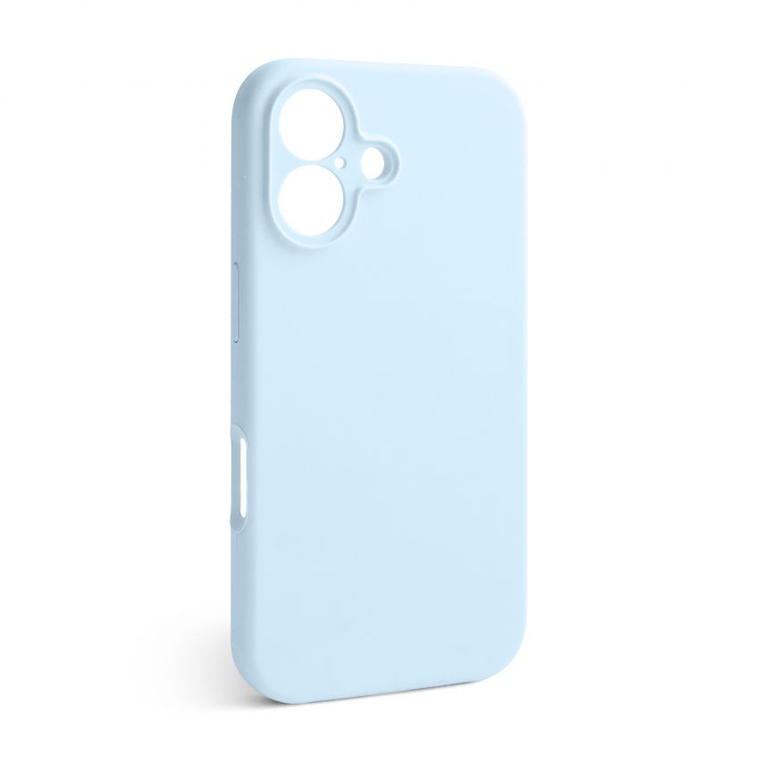 Case Full Silicone for Apple iPhone 16 sky blue (58) (without logo)