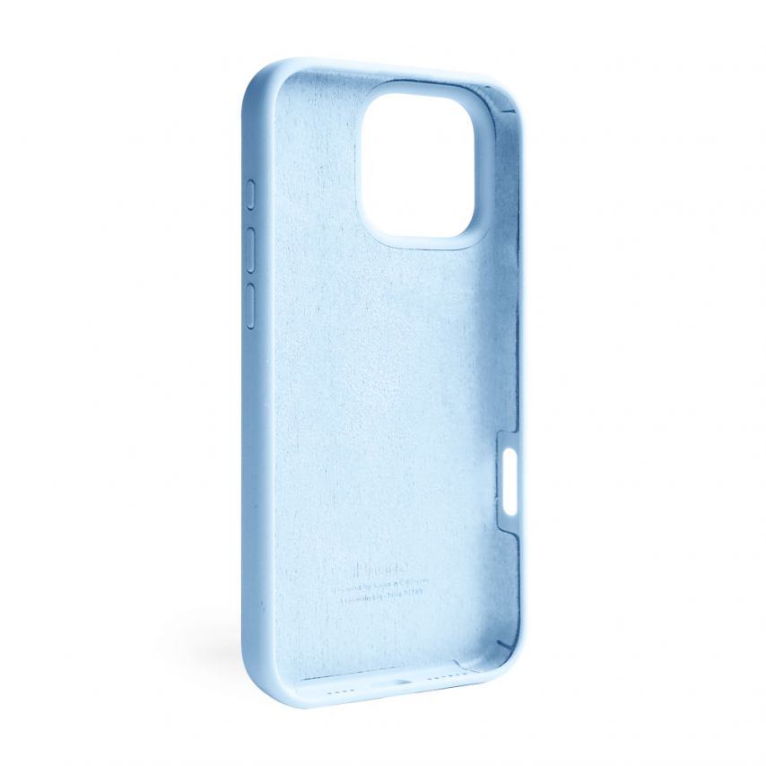 Case Full Silicone for Apple iPhone 16 Pro Max sky blue (58) (without logo)