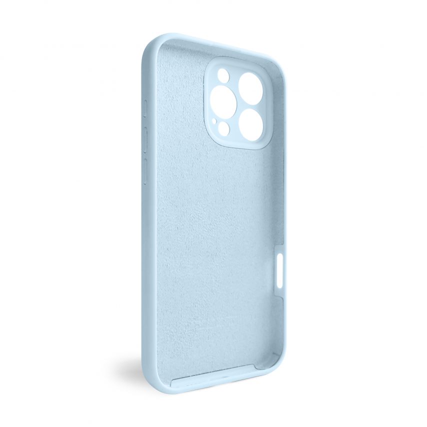 Hülle Full Silicone für Apple iPhone 16 Pro Max sky blue (58) (ohne Logo)