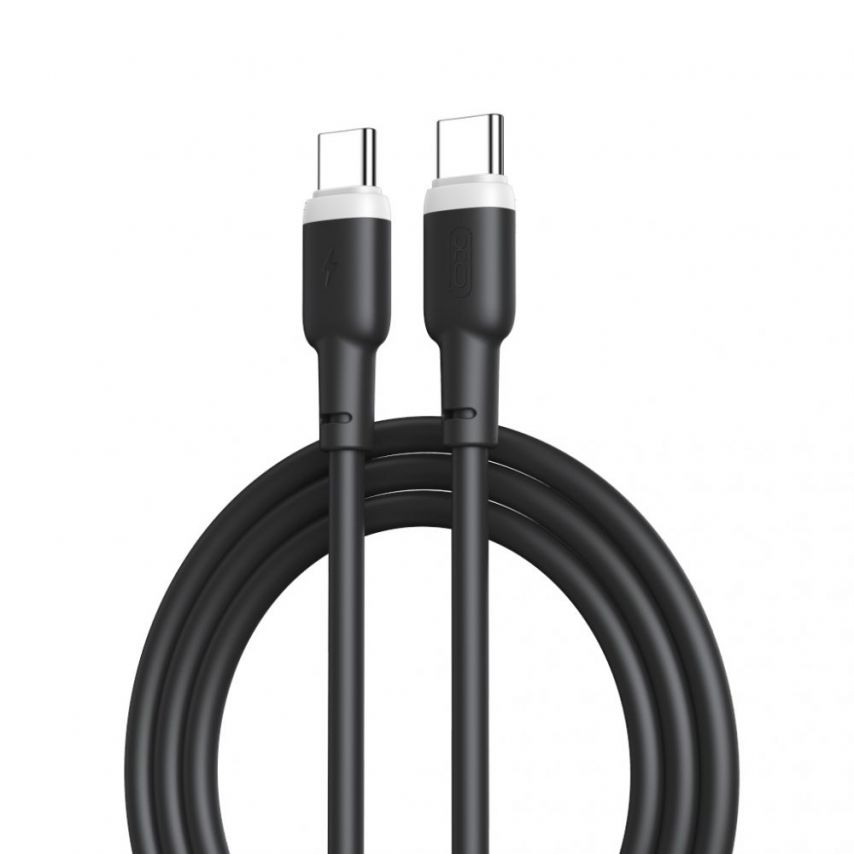 USB cable XO NB208B Type-C to Type-C 60W black