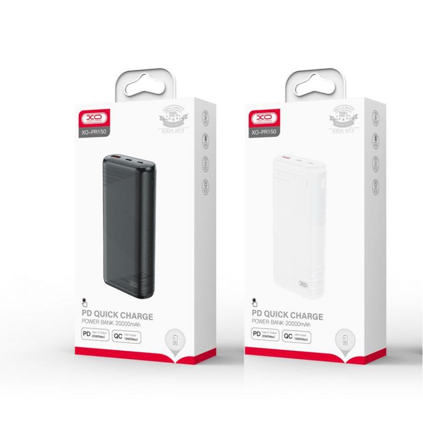 Power Bank XO PR150 20000mAh black