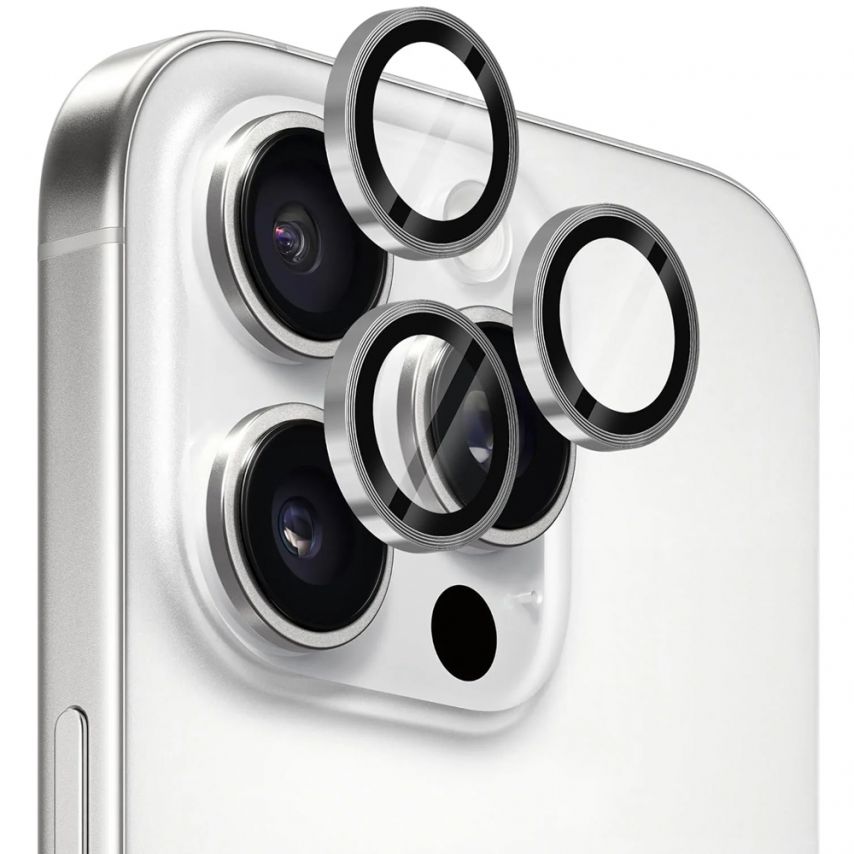 CD LINE Camera Lens Protection for Apple iPhone 16 white