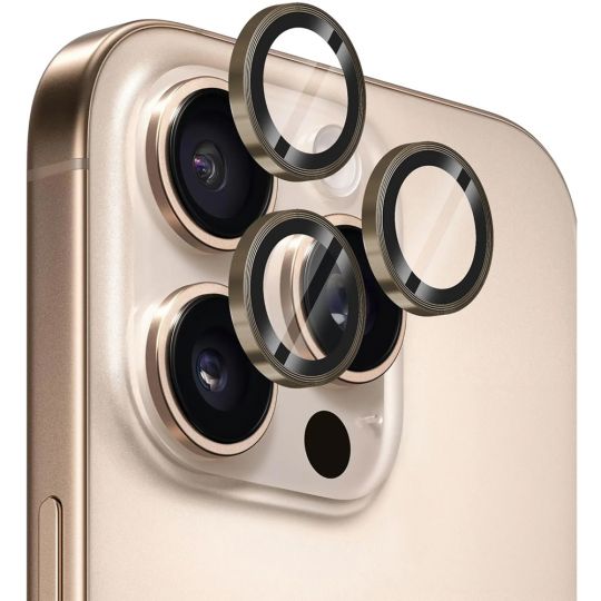 Vitre de protection caméra CD LINE pour Apple iPhone 16 désert