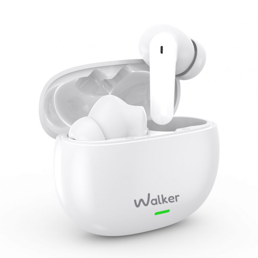 Bluetooth-Kopfhörer WALKER WTS-67 ANC+ENC weiß