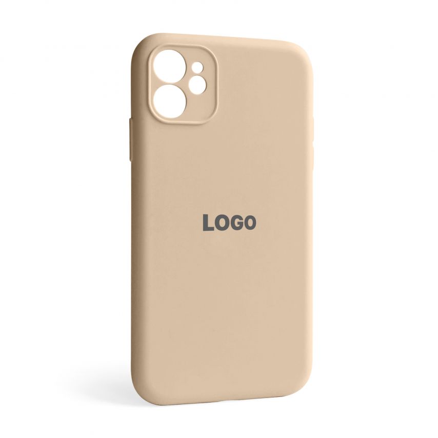 Case Full Silicone with Camera Protection for Apple iPhone 11 desert gold (76)