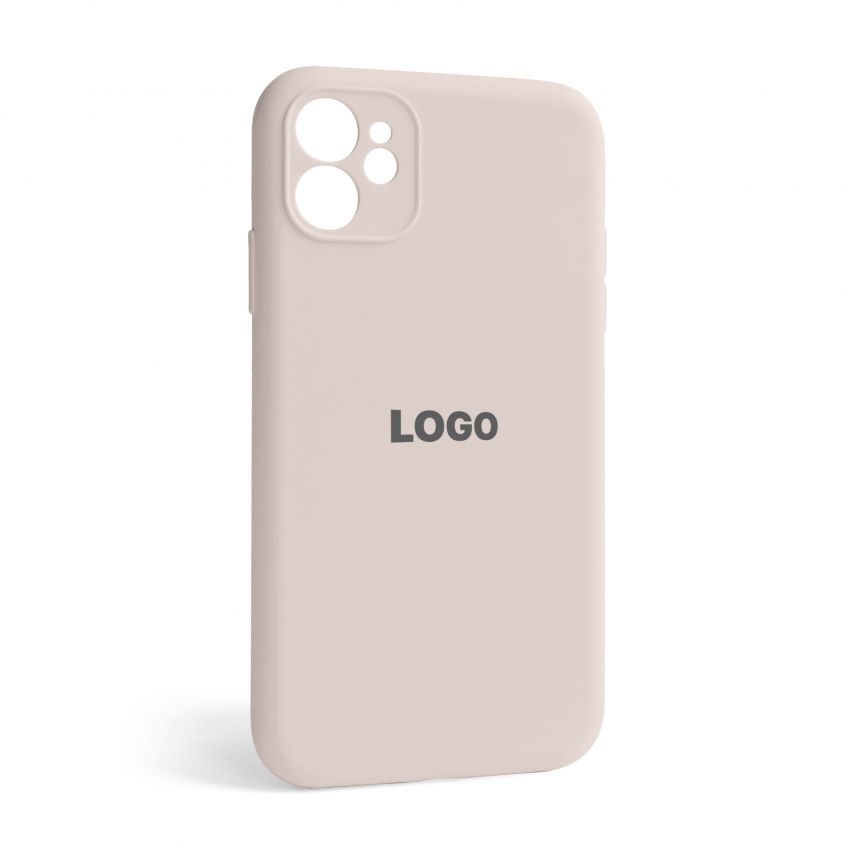 Coque Full Silicone pour Apple iPhone 12 gris rose (73) caméra férmée