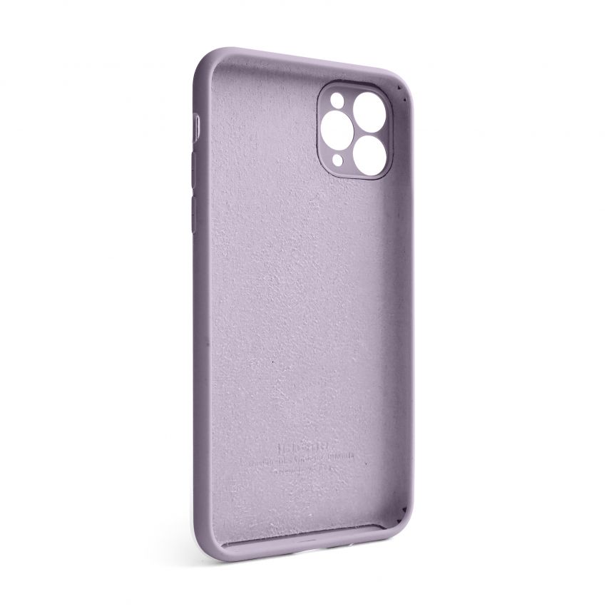 Coque Full Silicone pour Apple iPhone 11 Pro Max violet lilas (72) caméra férmée