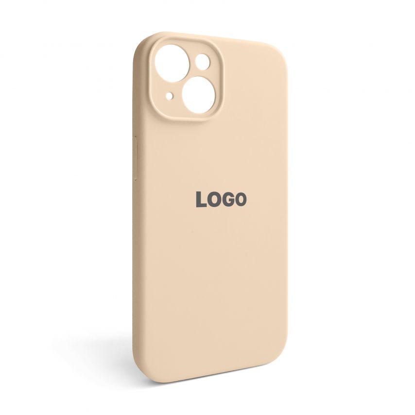 Coque Full Silicone pour Apple iPhone 14 desert d'or (76) caméra férmée
