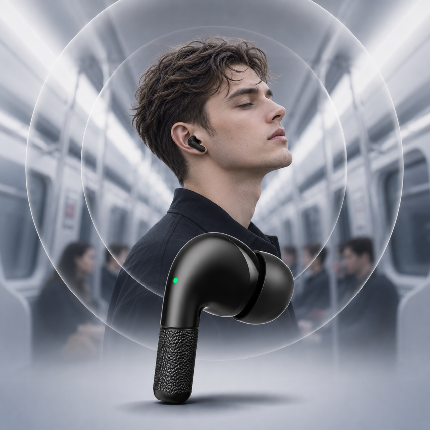 Bluetooth Earphones WALKER WTS-39 ENC black