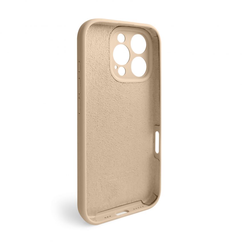 Hülle Full Silicone für Apple iPhone 16 Pro desert gold (76) mit Kameraschutz (ohne Logo)
