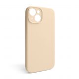 Hülle Full Silicone für Apple iPhone 15 desert gold (76) mit Kameraschutz (ohne Logo)
