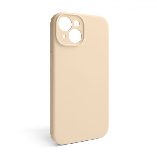 Hülle Full Silicone für Apple iPhone 15 desert gold (76) mit Kameraschutz (ohne Logo)