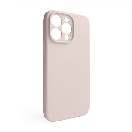 Case Full Silicone for Apple iPhone 15 Pro grey pink (73) with camera protection (without logo)